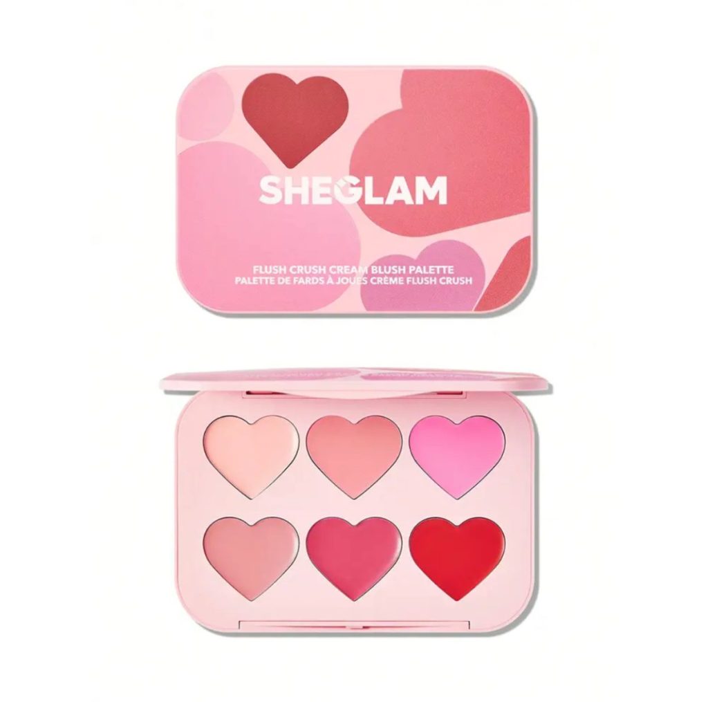 پالت رژگونه کرمی شیگلم مدل FLUSH CRUSH CREAM BLUSH PALETTE