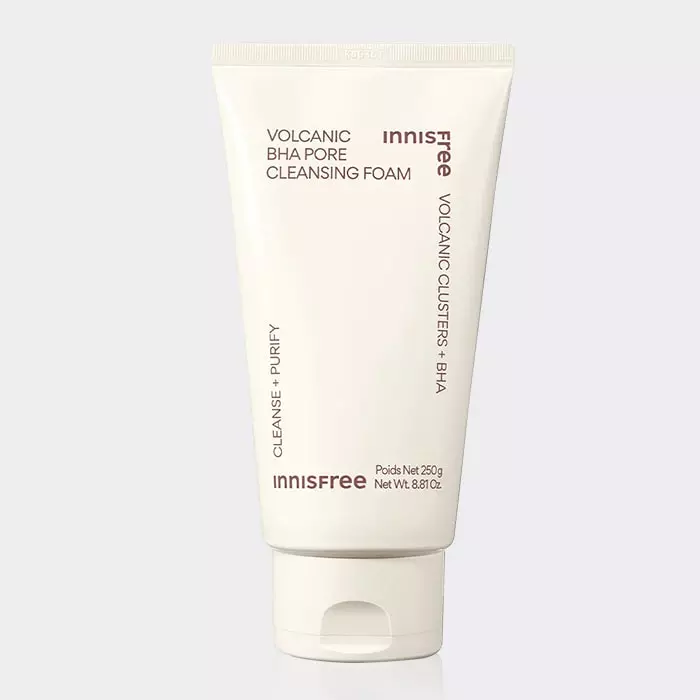 فوم پاک کننده منافذ آتشفشان اینیسفری مدل innisfree volcanic BHA pore cleansing foam 150g