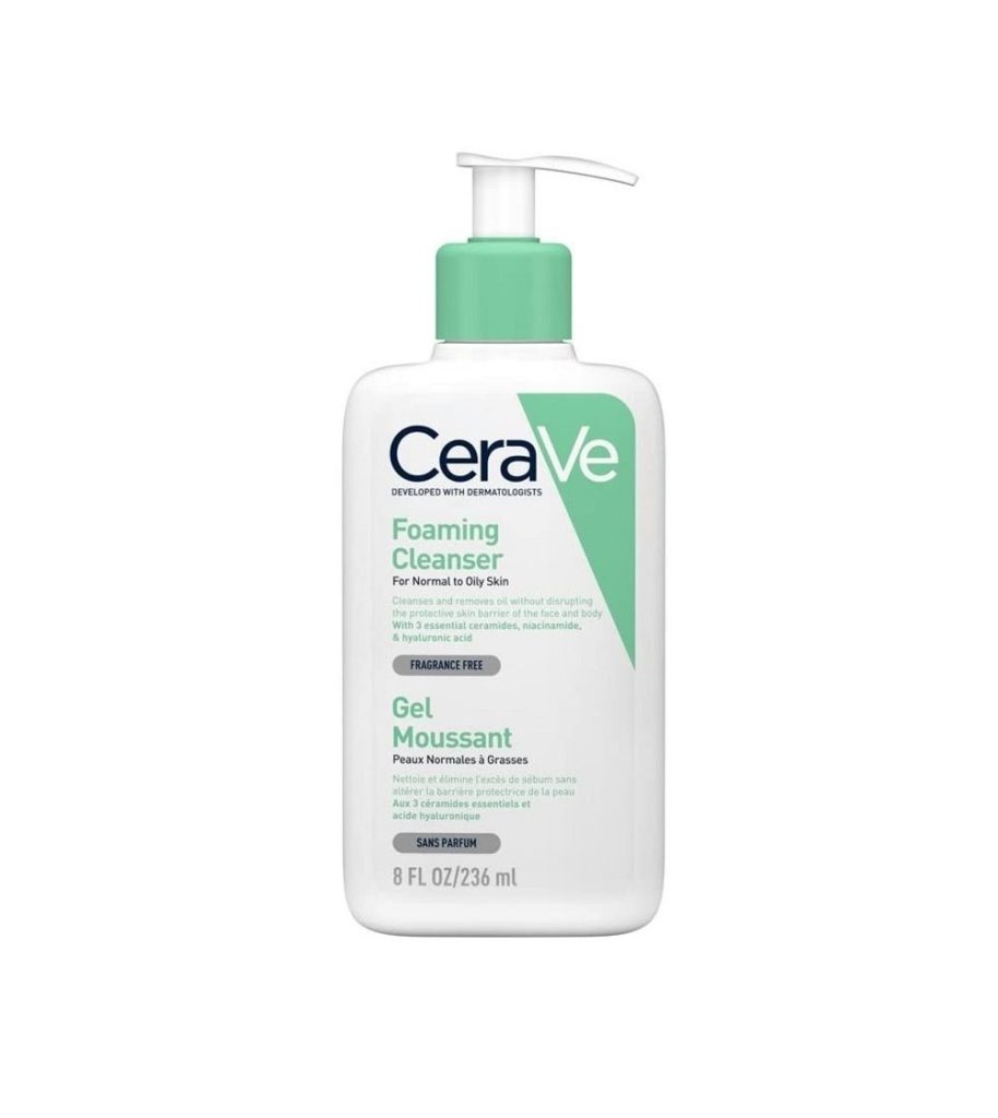 فوم شوینده پوست نرمال تا چرب صورت سراوی(Cerave) 236 میلی لیتر